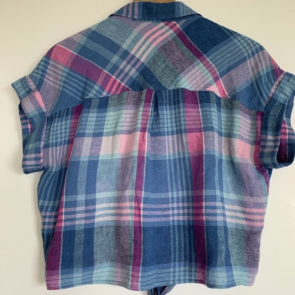 Rails | Amelie Tie Front Buttondown Top - Picture 5 of 6